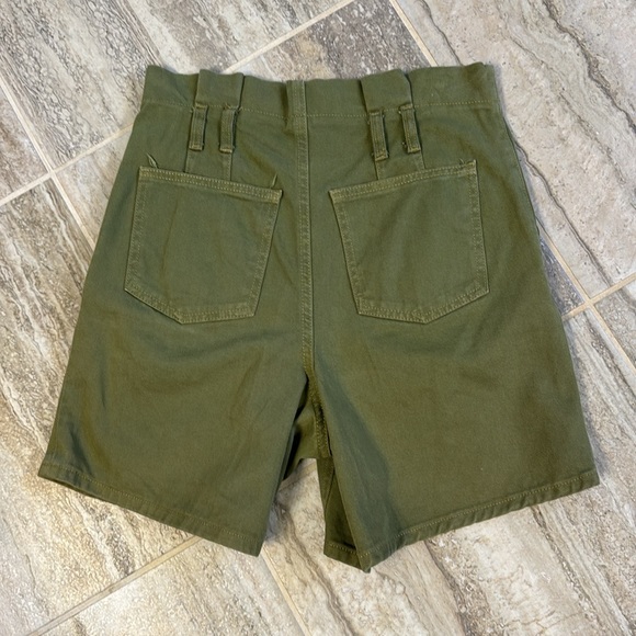 Free People Cindy Utility Short in Sage Size 2 **no belt** - Picture 10 of 11